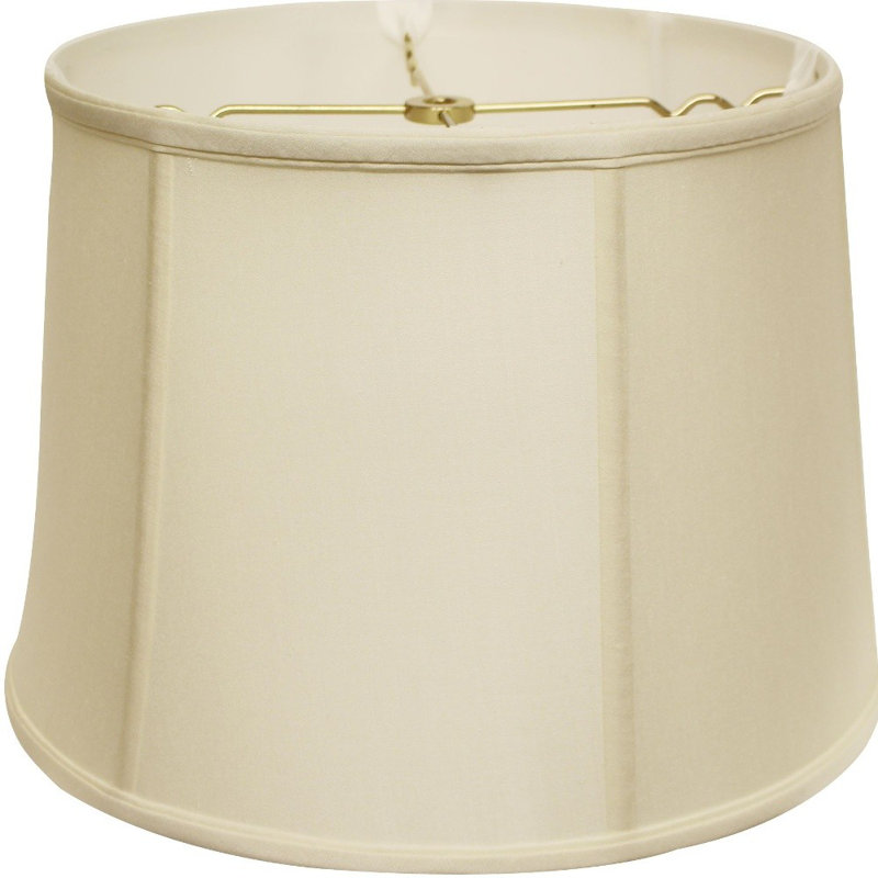 Abat-jour cylindrique en soie 19 po