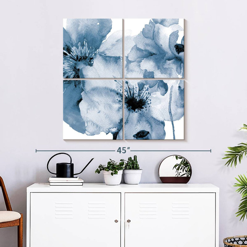 Avery Flowing Flowers II, 32" H x 32" W