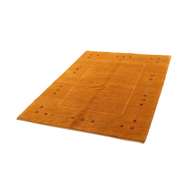 Tapis jaune moutarde Jahiem