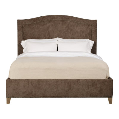 Caroline/Casey Queen Upholstered Low Profile Panel Bed