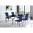 Carone Rectangular Glass Top Dining Table-106625984-107492806