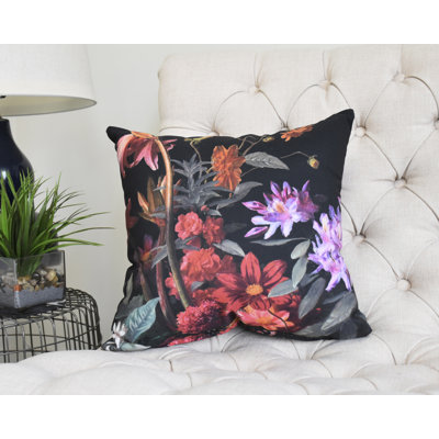 Housse de coussin carrée/insert Fickle Florals