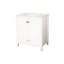 Meuble-lavabo de 30 po avec comptoir en marbre, armoire en bois massif blanc. Portes de style moderne à fermeture en douceur. Conception entièrement assemblée 24V03-30Wh,
