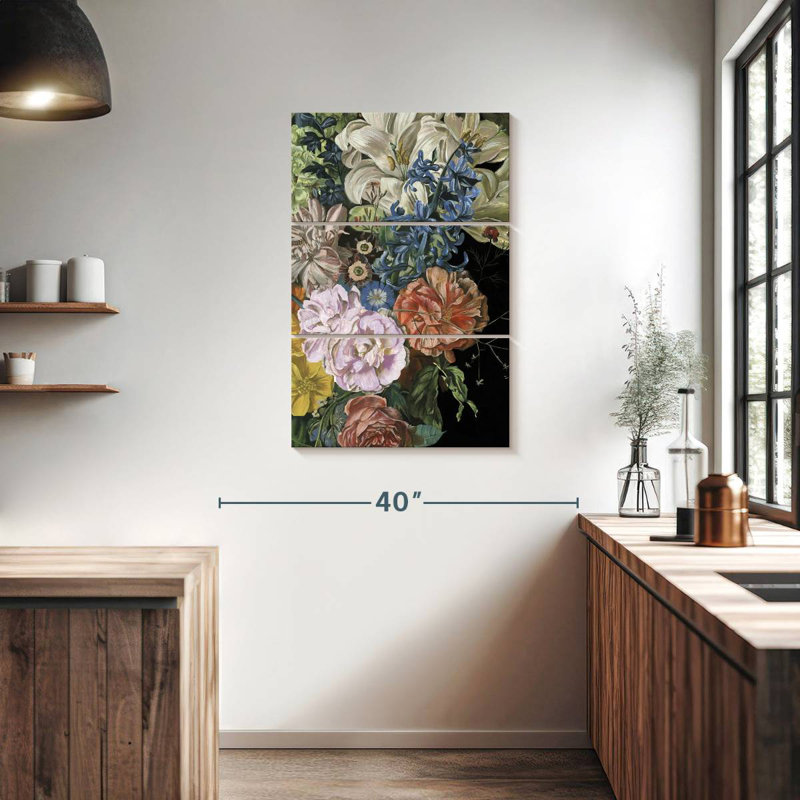 Harnek baroque floral II, H 38 po x l 24 po