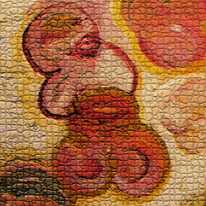 Textured Particles Painting by Irina Gorbman, 24" H x 24" W
