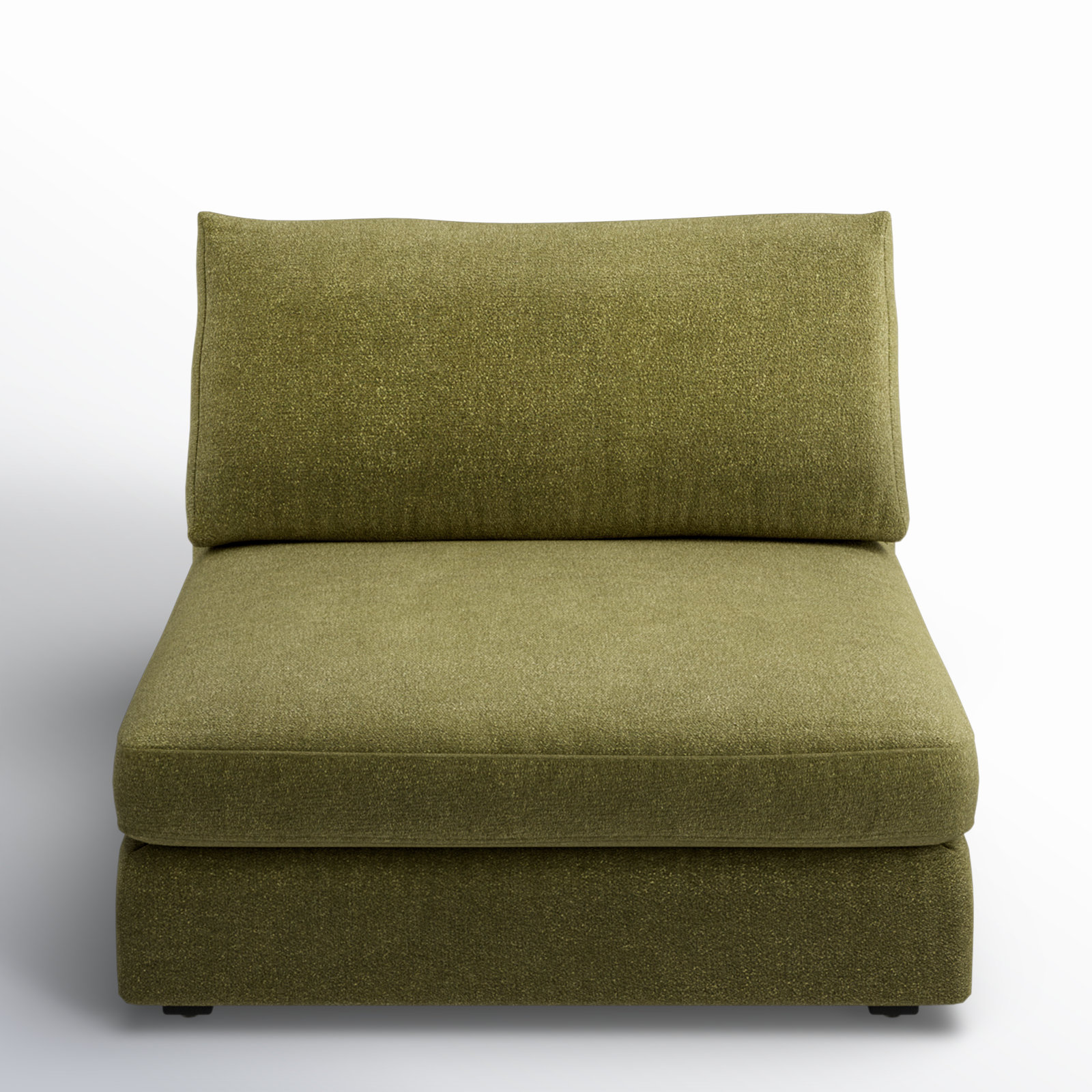 Ojai Upholstered Accent Chair, Green Chenille