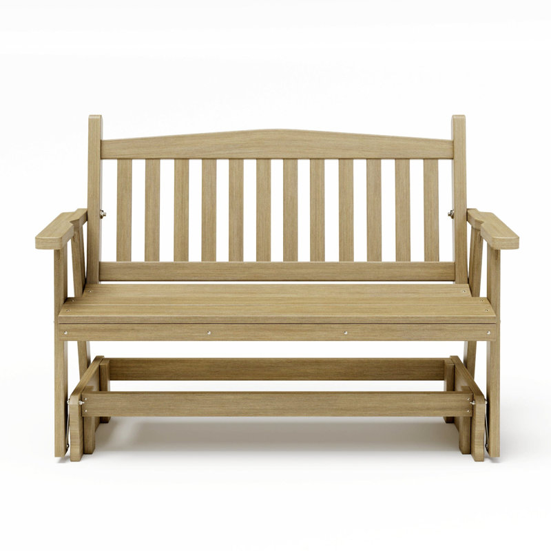  Fauteuil oscillant en composite de 4 pieds Amish Made Mission - Grain de bois de bouleau, Grain de bois de bouleau