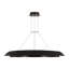 Sean Lavin Noa Large LED Ring Chandelier in Bronze with Washed Black Sea Grass shade-717365075-717365082-717365086