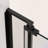 28 - 32"w X 72"h Pivot Shower Door, 1/4" 5/16" Tempered Glass, Matted Black Finish, 304 Stainless Steel Hinge, Leak Design, Magnetic Seal, Adjustable Wall Channel, Wide Fit, Hassle Assembly Black,