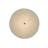 36"W Cilindro White Cotton Pendant