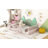 Full Size Floor Bed With Rails For Kids,Metal Montessori Floor Bed With Door, Easy Assemble, Pink-489034876-489034755