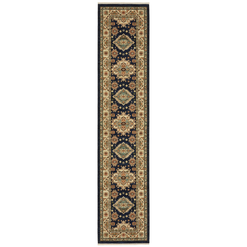 Mirnel Performance Oriental Indoor Rug, Runner 2'6" x 12'