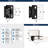 1/2 inch (13mm) Overlay Single Demountable Partial Wrap Matte Black Cabinet Hinge - 1 Pair-86215665