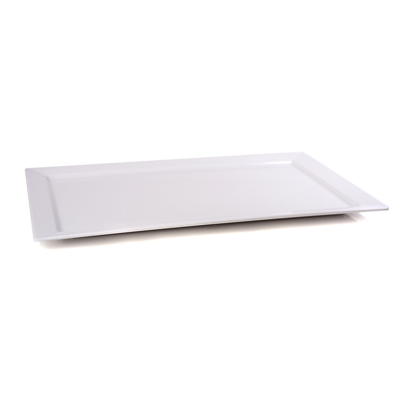 Plateau de service en mélamine Asteria, H 1 po x l 18 po x P 11 po