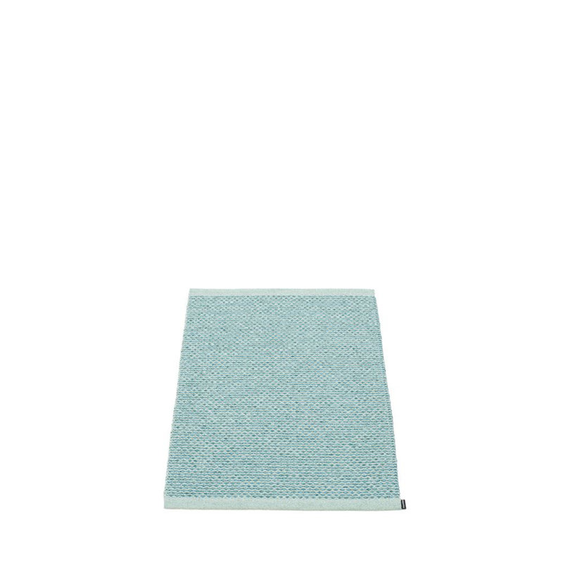 Mono Handmade Flatweave Kitchen Mat, Sky Blue