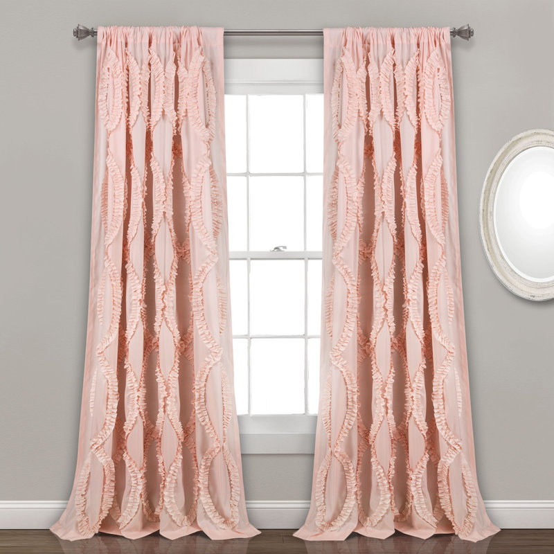 Panneau de rideau simple obscurcissant Lush Decor Avon, l 54 po x L 84 po, Neutre
