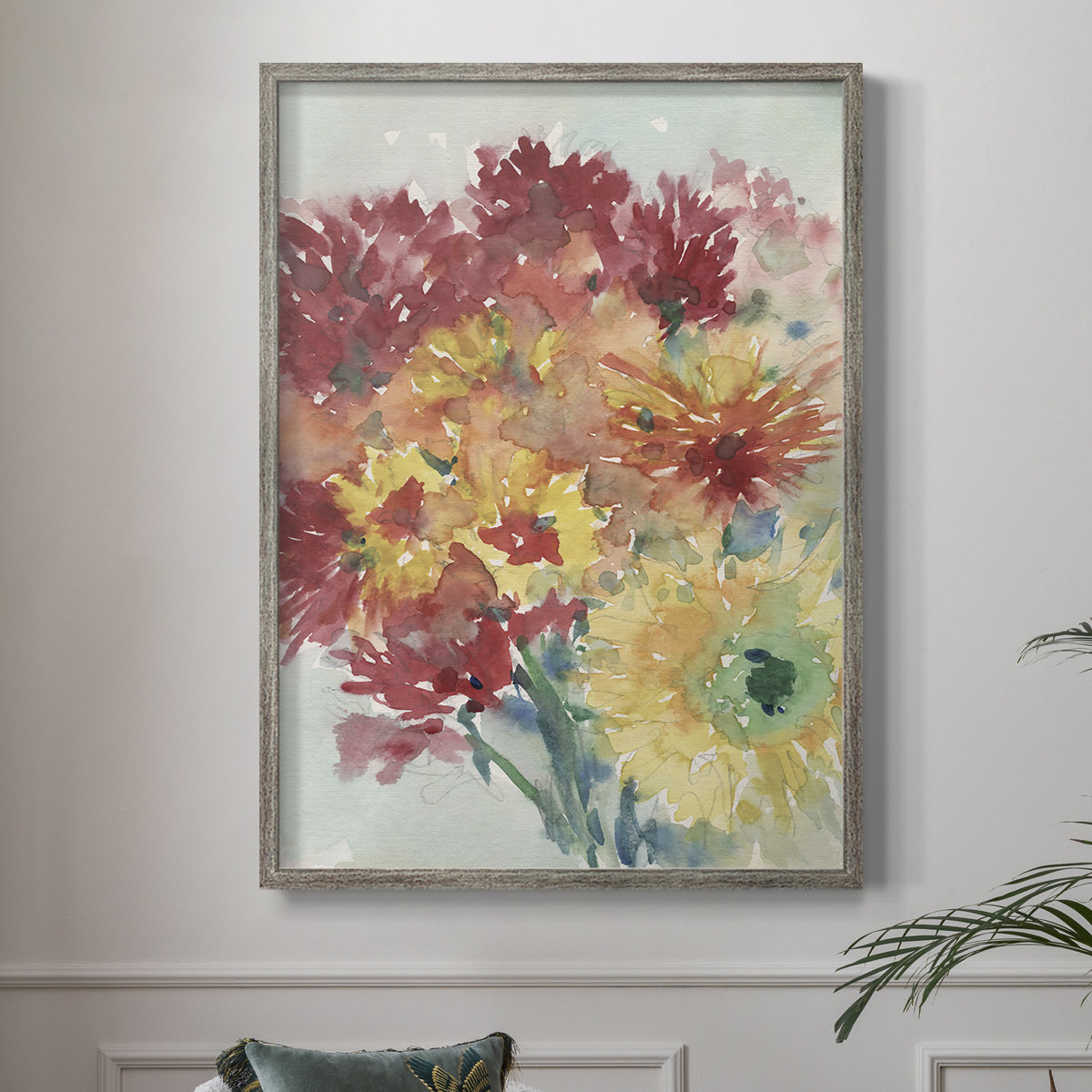 Winston Porter Floral Treats II Framed Print - Solid Wood | Wayfair