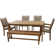 Fleur Rectangular 7 - Person 64'' Long Dining Set