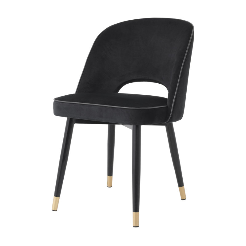 Cliff Upholstered Dining Chair, Black