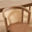Chaise rustique avec dossier en osier et siège large pour salle à manger et salon-185040143-185040244