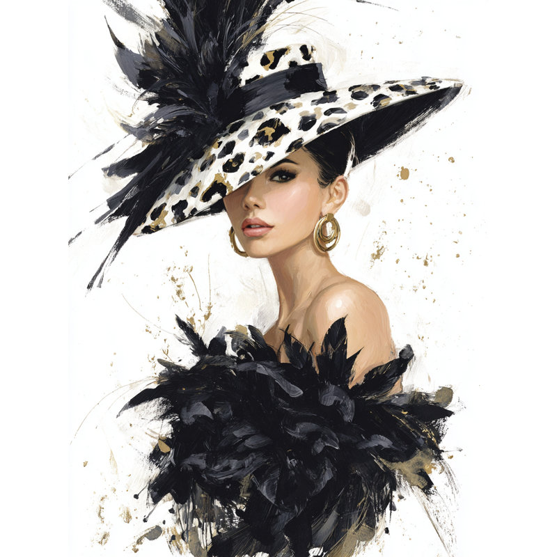 Art mural Leopard Elegance, H 24 po x l 16 po