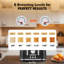 Grille-pain 4 tranches Longdeem, 1500 W, fentes larges, acier inoxydable, 6 réglages, noir