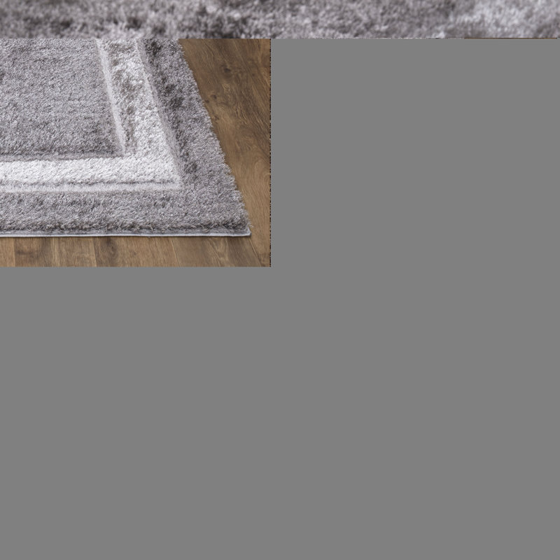 Batotana Solid Colour Shag Area Rug, Rectangle 60 x 110cm