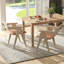 Ensemble de 2 chaises d'appoint modernes avec coussins de siège et dossiers en sherpa Leathaire-290061953-290061977