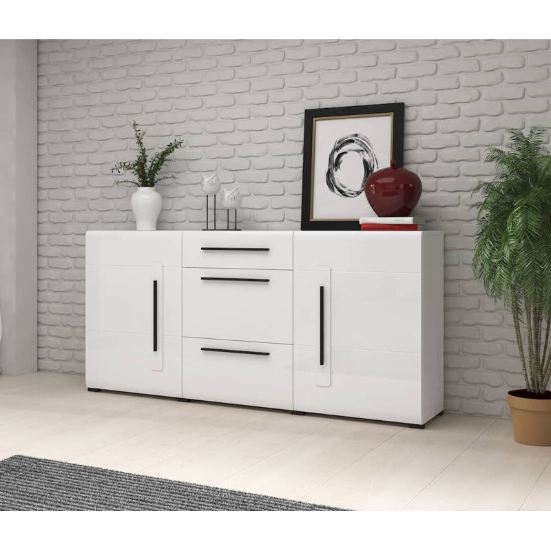 Bereket 26 Sideboard Cabinet 180 CM, White