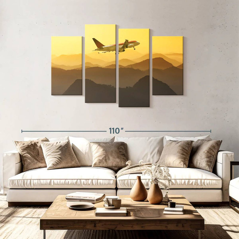 Mehar Travel Plane, 48'' H x 75'' W