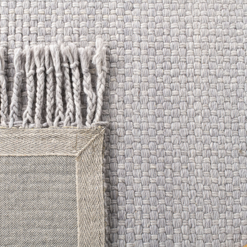 Lauren Ralph Lauren Amalie Hand Woven, Wool, Pewter Area Rug, Rectangle 5' x 8'