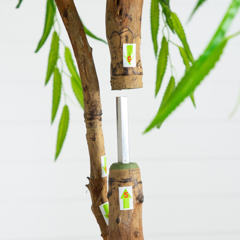 84'' Faux Foliage Tree in Pot Liner