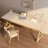Wood color Rectangle Solid Wood Desks-107197865