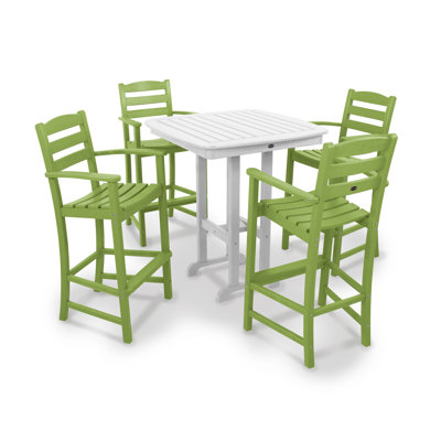 POLYWOOD La Casa Café 5-Piece Bar Set