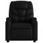  Fauteuil inclinable de massage en similicuir noir, métal, contreplaqué simple-1059718587