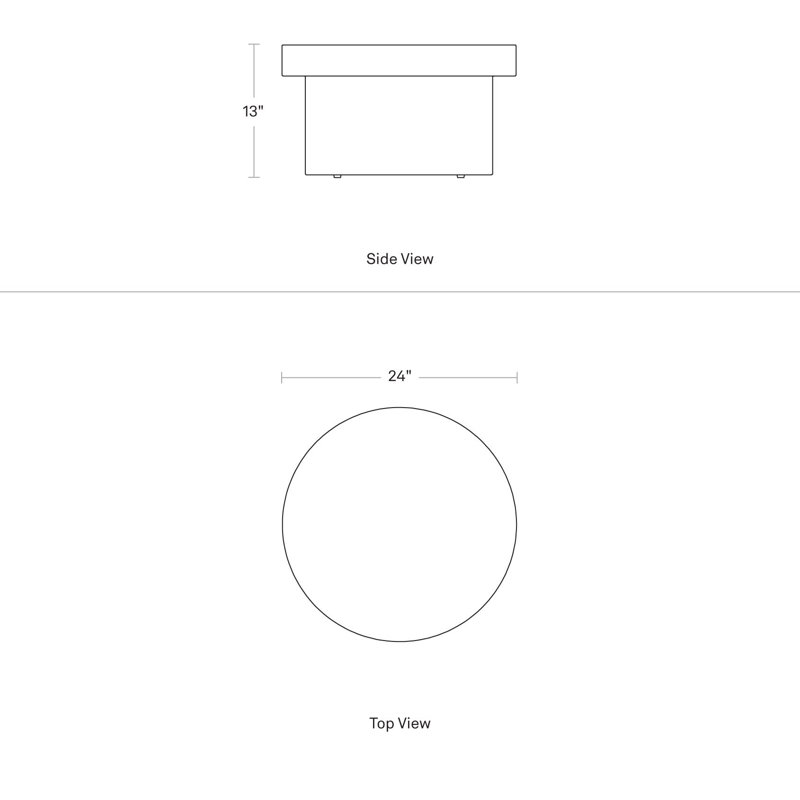 White Terrazzo Modern Coffee Table