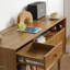 Cabinet sophistiqué avec plateau tournant et rangement polyvalent