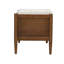 Banc d'appoint avec rangement et coussin rembourré