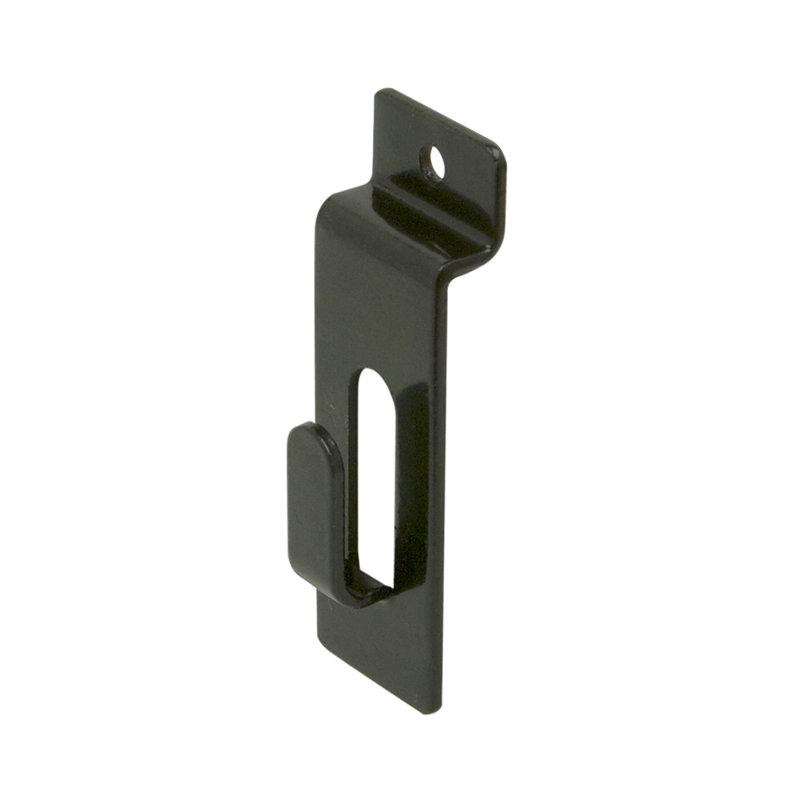 Metal Slatwall Hooks, Black