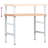 100cm W Solid Wood Top Height-Adjustable Workbench