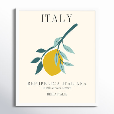 Mirando "Italy Travel Poster" Print