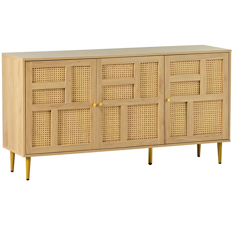 Eddyson 57'' Console Table, Burly Wood