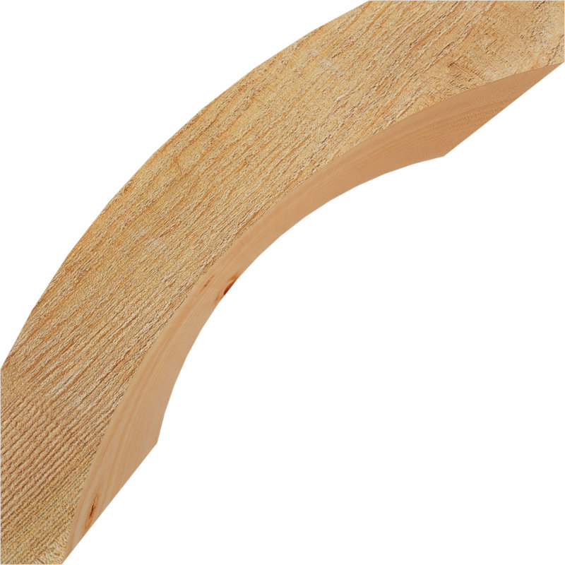 Genouillère Thorton, Sapin Douglas de 6 po (sciage brut), 10 po X P 10 po H