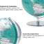  Globe terrestre bleu sarcelle Vicksburg-210724831