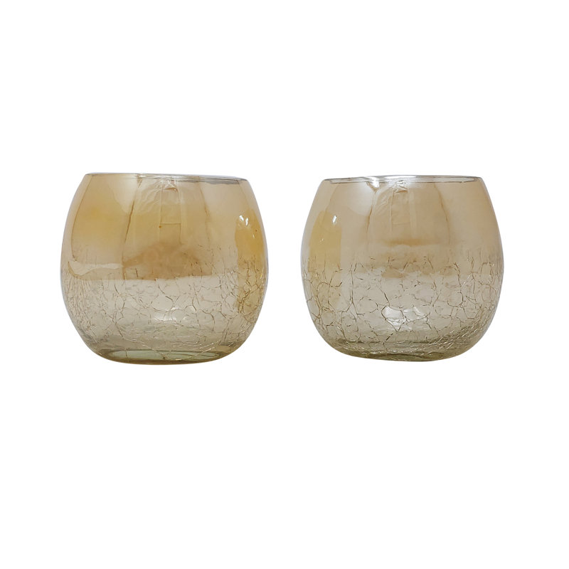 3'' H Glass Tabletop Votive Holder