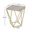 TABLE D'APPOINT CRÉATIF SIMPLE EN VERRE