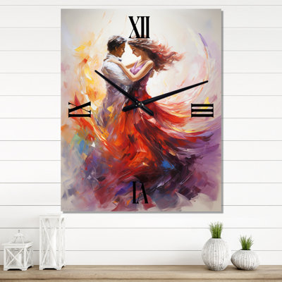 Horloge murale Soulful Dancing IV