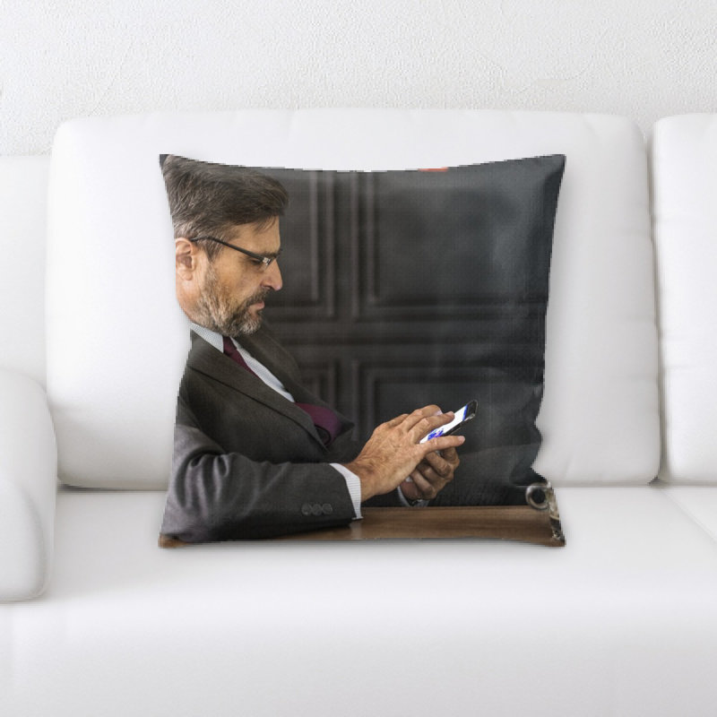Housse et insert de coussin carré Business