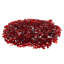Verre de feu, roches de foyer sans fumée et résistantes aux températures élevées de 10 lb / 4,5 kg, roches de foyer réfléchissantes en verre de 3/4 po / 19,05 mm, aménagement paysager en pierre à haute brillance pour table de foyer, rouge