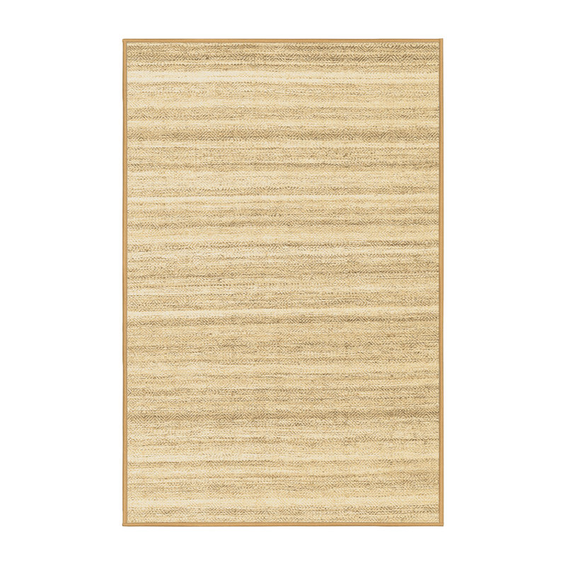 Tapis contemporains brun lavable à la machine 2578, Rectangle 2 pi x 3 pi